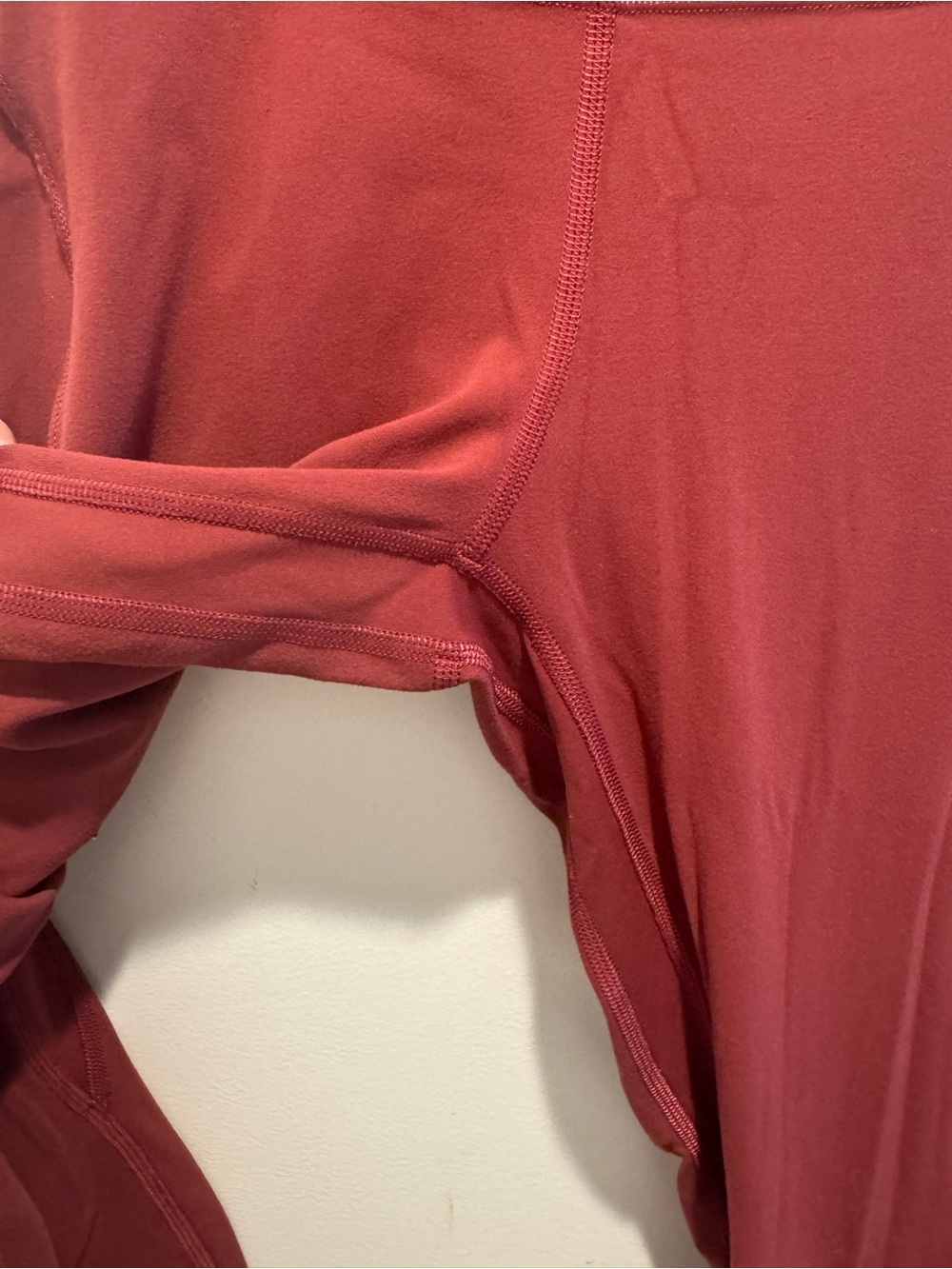 Lululemon Align High-Rise Pants Burgundy with pockets - Picture 3 of 6
